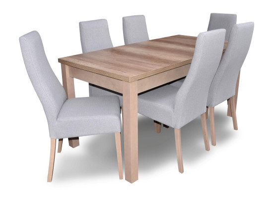 Complete e Suite Dining room Armchair Table 6x Chairs Luxury Dining set Set 7 pieces