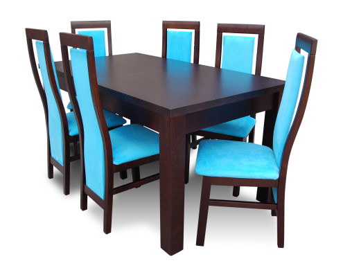 Table + 6 Chairs Tables Dining set Dining room Suite Chair Set