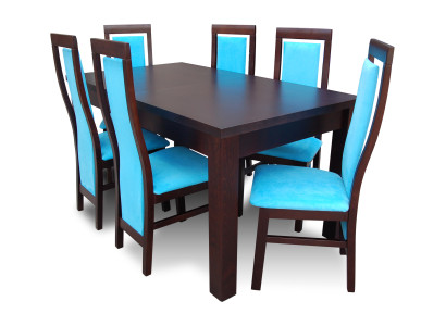 Table + 6 Chairs Tables Dining set Dining room Suite Chair Set