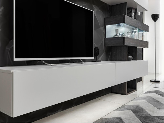 Living room Complete Furniture TV cabinet Lowboard Wall unit Wood Designer Furnishings