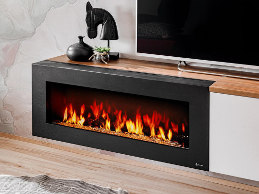 Living room TV stand with fireplace Wall unit Wall shelf Wood Furniture new