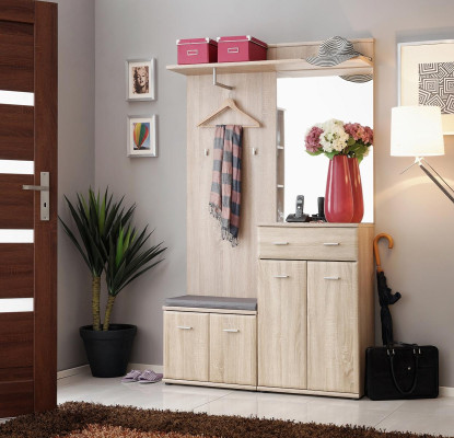 Design Modern Hallway Coat Rack Luxury Clothes Stand Furniture Wood Hall new