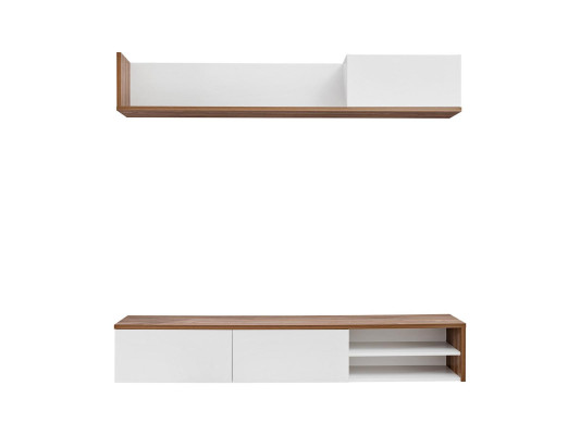 Wall unit Wall shelf Modern Design TV Lowboard Living room Furnishings new