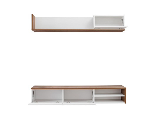 Wall unit Wall shelf Modern Design TV Lowboard Living room Furnishings new