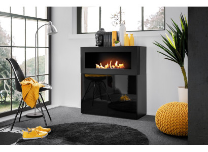 Chest of drawers with built-in fireplace Modern Designer Wardrobe Living room