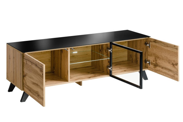 Design TV Lowboard Living room Wooden Furniture Luxury Modern Furnishings