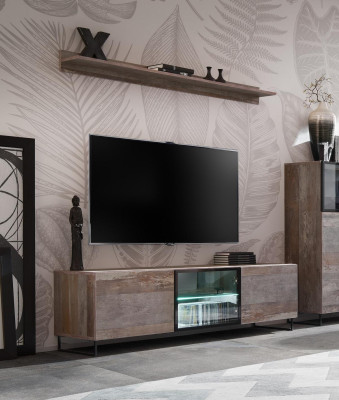 TV Lowboard Modern Shelf Living room Design Furnishings Wall unit Furniture