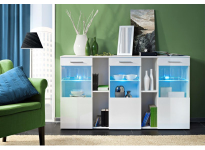Designer new White Chest of drawers Luxury Living room Modern Wood Furniture