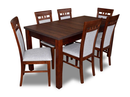 Complete e Dining room Suite Table 6x Chairs Luxury Dining set Set new