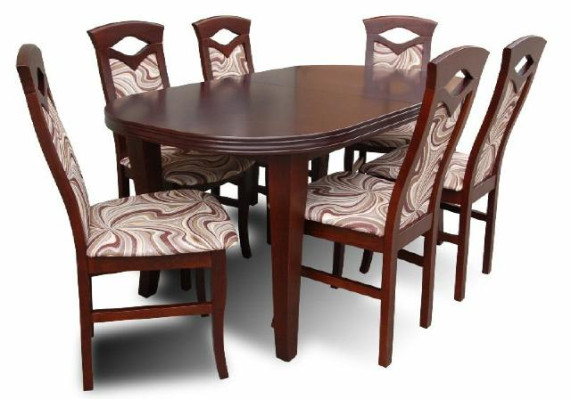 Dining table + 6 Chairs Dining room Set Dining set Groups table Table Tables