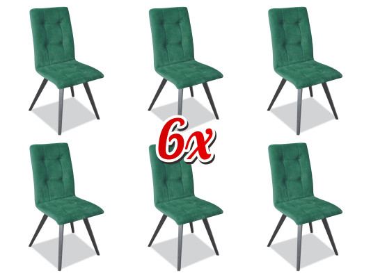 Group Armchair Italian Luxury Furniture Suite Dining room Chair Set 6x Chairs