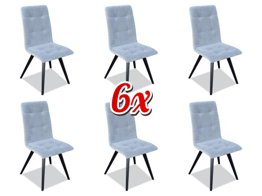 Group Armchair Italian Luxury Furniture Suite Dining room Chair Set 6x Chairs