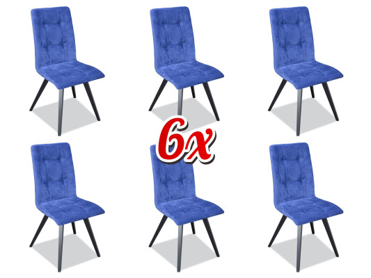 Group Armchair Italian Luxury Furniture Suite Dining room Chair Set 6x Chairs