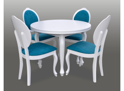 Dining table + 4 Chairs Dining room Set Dining set Classic r Table 5tlg Set Chair new