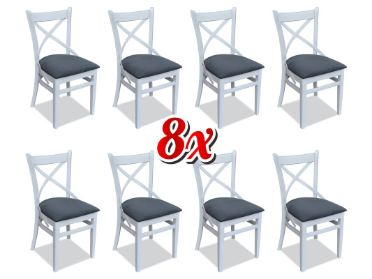 Dining room Restaurant Dining room Design Chair 8x Chairs Set Armchair Gastronomy new