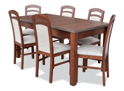 Complete Set Dining table + 6 Chairs Dining room Suite Ess Group Table Tables 7 pieces