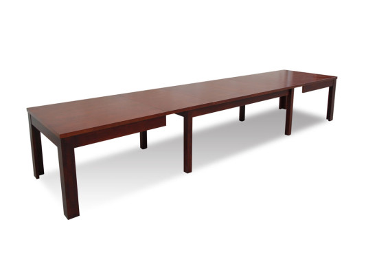 Table Dining table Wooden table XXL Conference table 90x150cm Extendable 150x390cm