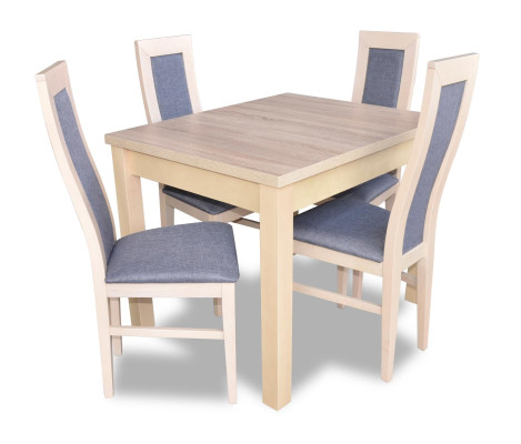 Dining room Complete Suite Table Modern 4x Chair Set Classic 5pcs. Group