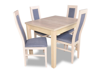Dining room Complete Suite Table Modern 4x Chair Set Classic 5pcs. Group