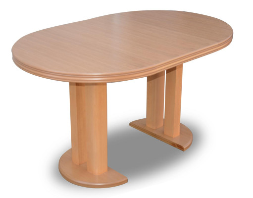 Dining table Design Wood Conference table Meeting Table 90x90 cm Extendable 90x240cm