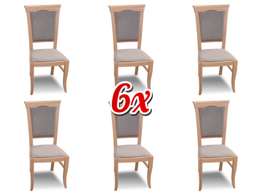 Group Armchair Italian Luxury Furniture Suite Dining room chair Set 6X Chairs new