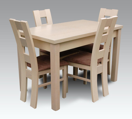 Dining sets Designer Dining room Set Suite Chair Table 4 Chairs Group 5pcs.