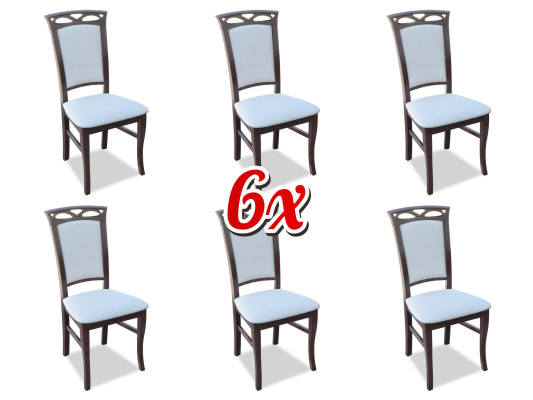 Chairs Upholstery Hotel Textile Chair Set Group Chairs Suite 6x Groups Armchair