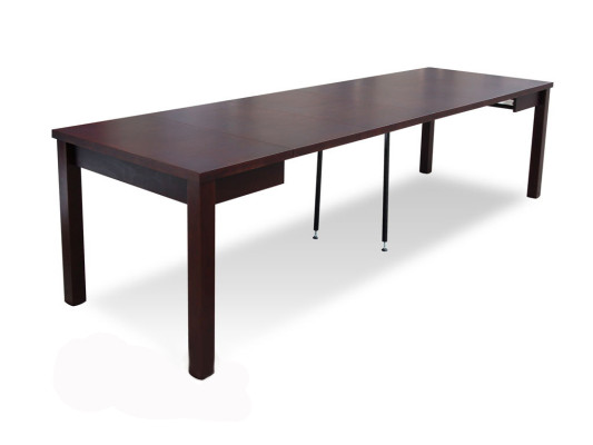 Table Dining table Wooden table XXL Conference table 90x90cm Extendable 90x290 cm