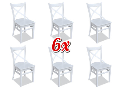 Suite Wood Furniture Sets Dining set Dining room Suite 6x Chair Set Chairs new