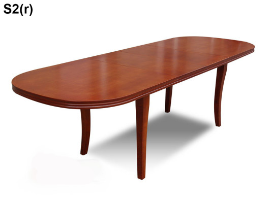 Table Dining table Wooden table XXL Conference table 100X250cm Extendable 250X350cm