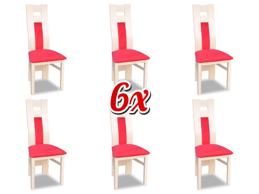 Group Fabric Lehn Dining room Restaurant Lehnstuhl Chair 6x Chairs Set Armchair new