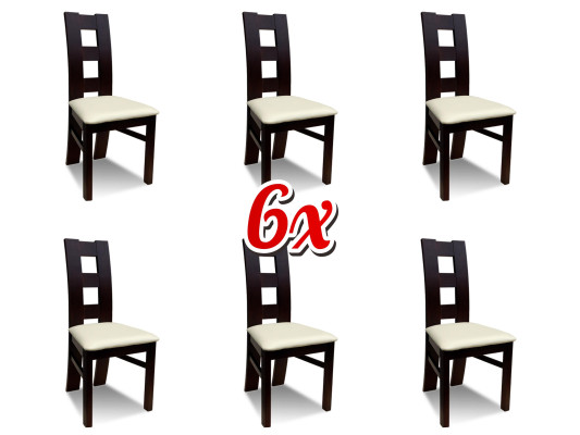 Design Set 6x Armchair Chair GroupTextil Upholstery Chairs Gastro Dining room Fabric