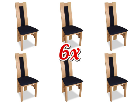 Suite Complete Group Living room 6x Piece new Dining room Chair Set Lehn Chairs
