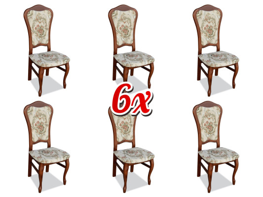 Dining set Chairs 6x Seat Upholstery Set Group new Lehn Chair Restaurant Industry