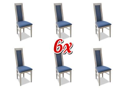 Dining room 6x Chair Suite Set Chairs Dining set Dining set Furniture Lehn Group