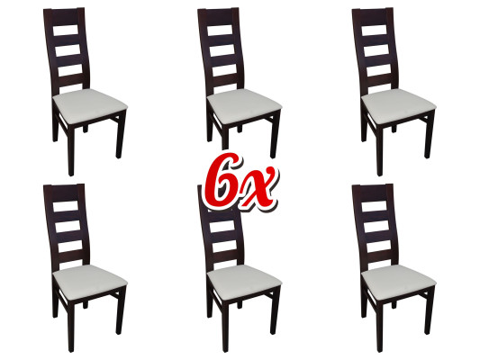 Group Fabric Textile new Dining room Restaurant Design Chair 6x Chairs Set Armchair