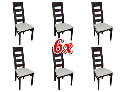 Group Fabric Textile new Dining room Restaurant Design Chair 6x Chairs Set Armchair