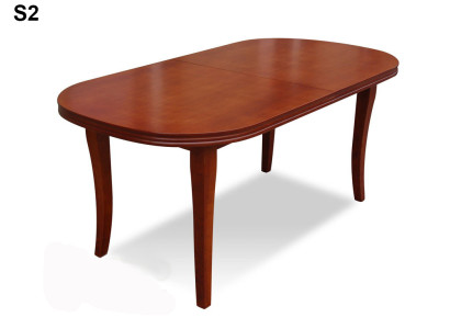 Table Dining table Wooden table XXL Conference table S2 80X140cm Extendable 80X180cm