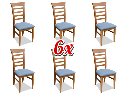 Dining room 6x Chair Suite Set Chairs Lehn Dining set Dining set Furniture Group