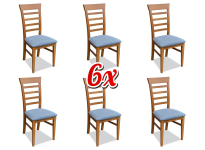 Dining room 6x Chair Suite Set Chairs Lehn Dining set Dining set Furniture Group
