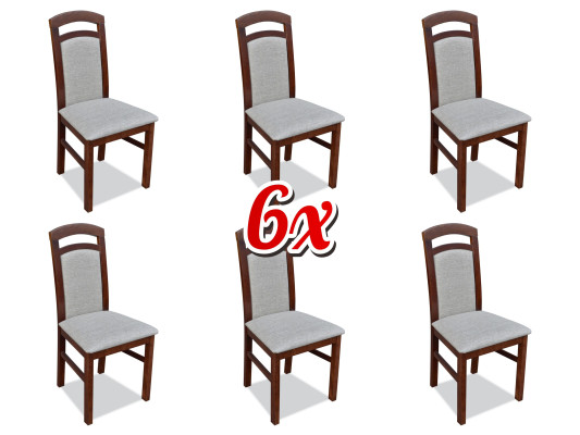Complete Group Living room 6x Piece new Dining room Chair Set Suite Lehn Chairs