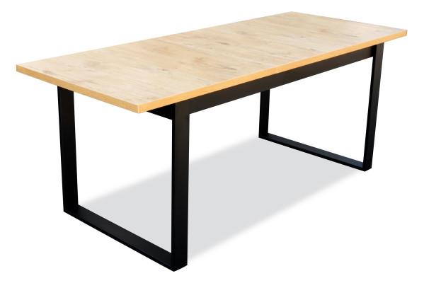 Dining table Table Dining room Office Living room Tables Wood Design 160cm Extendable