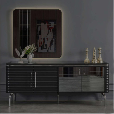 Complete e Dining room Furniture Designer Sideboard Luxury Dining table 4x Chairs