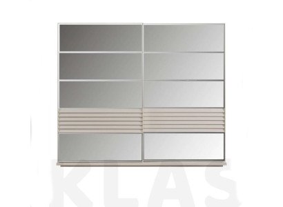 Designer Gray Wardrobe Wooden Cabinet Bedroom Luxury Cabinets