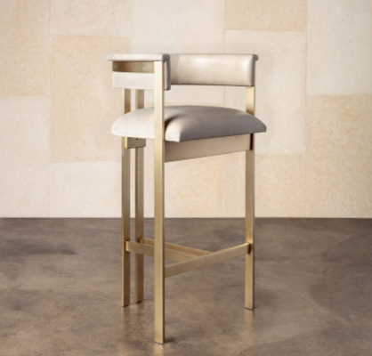 Dining room Furniture Beige Chair 1-Seater Single Seater Design Armrest Chair