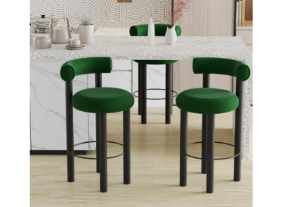 Green Modern Bar Chair Designer Lounge Chair Stylish Single Seater