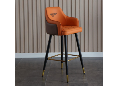 Designer Orange Bar Chair Lounge Seater 1-Seater Modern Single Seater new