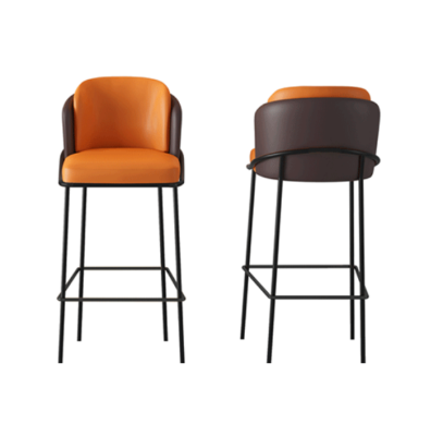 Two-tone Bar Chair Designer 1-Seater Modern Armchairs Lounge Furniture