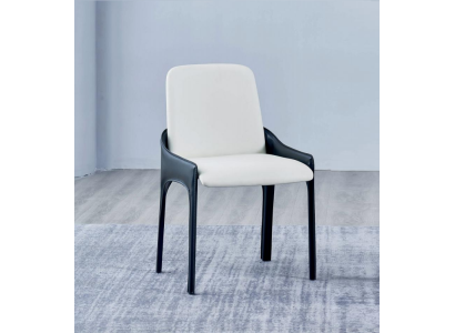 Modern White & Black Dining room Chair Designer Dining room Furniture Chair