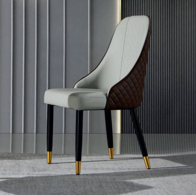 Black -Gray Dining room chair Luxurious Dining room Furniture Wooden Chairs new